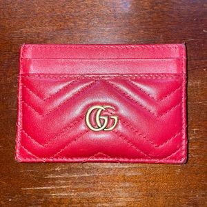 Gucci card holder wallet barely used!!
